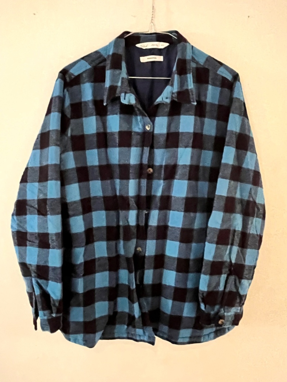 Woolrich Pemberton Shirt Jacket Women’s XL, blue/black